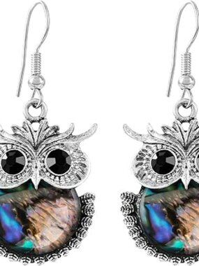 NEW Boho OWL Earrings Set Trendy Handmade Dainty Cute Animal Drop Set Colorful